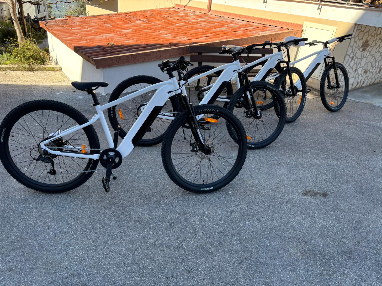Bici elettriche parcheggiate